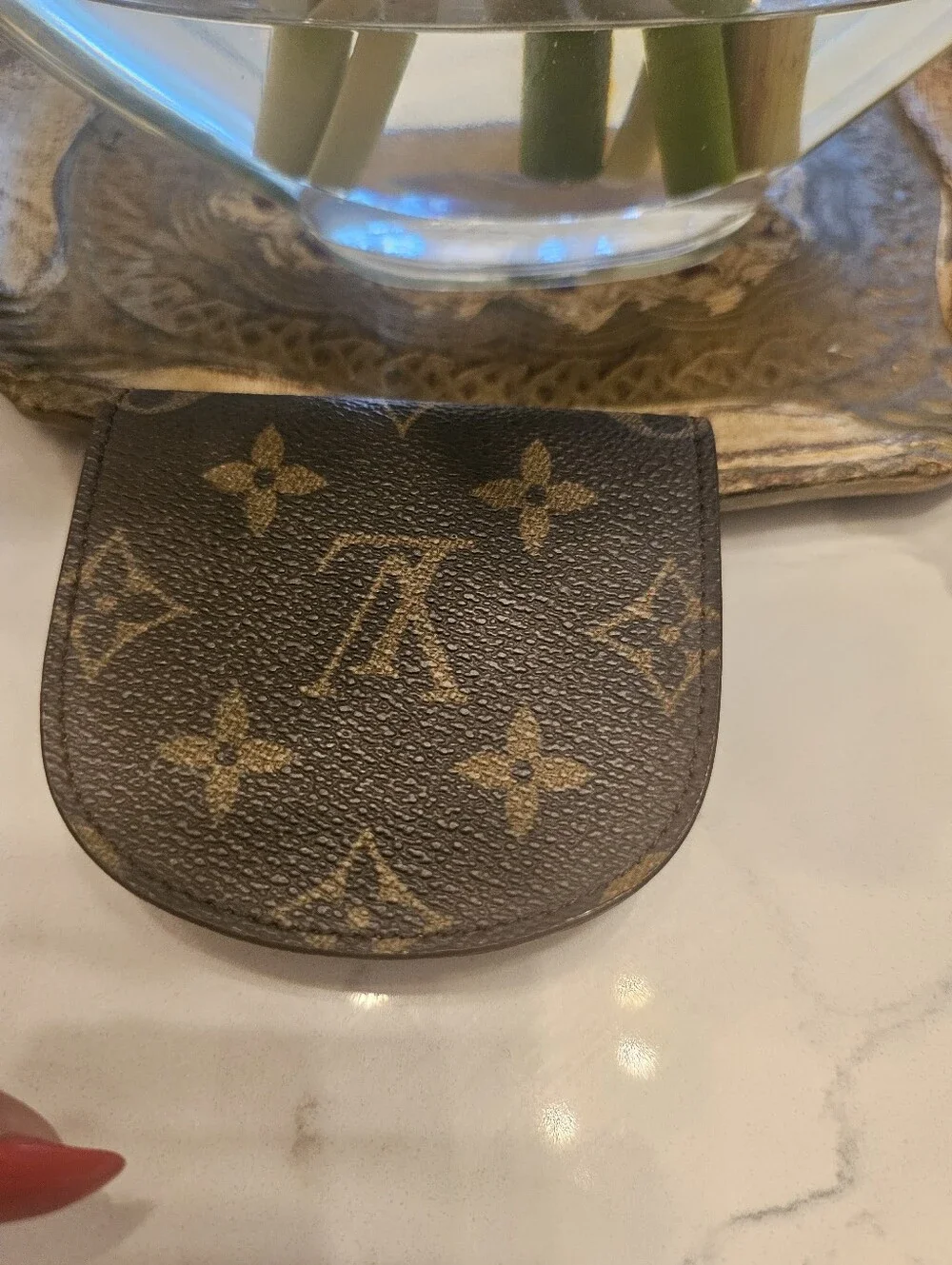 Vintage Louis Vuitton Monogram Coin Pouch - Brown & Gold - Picture 3 of 8